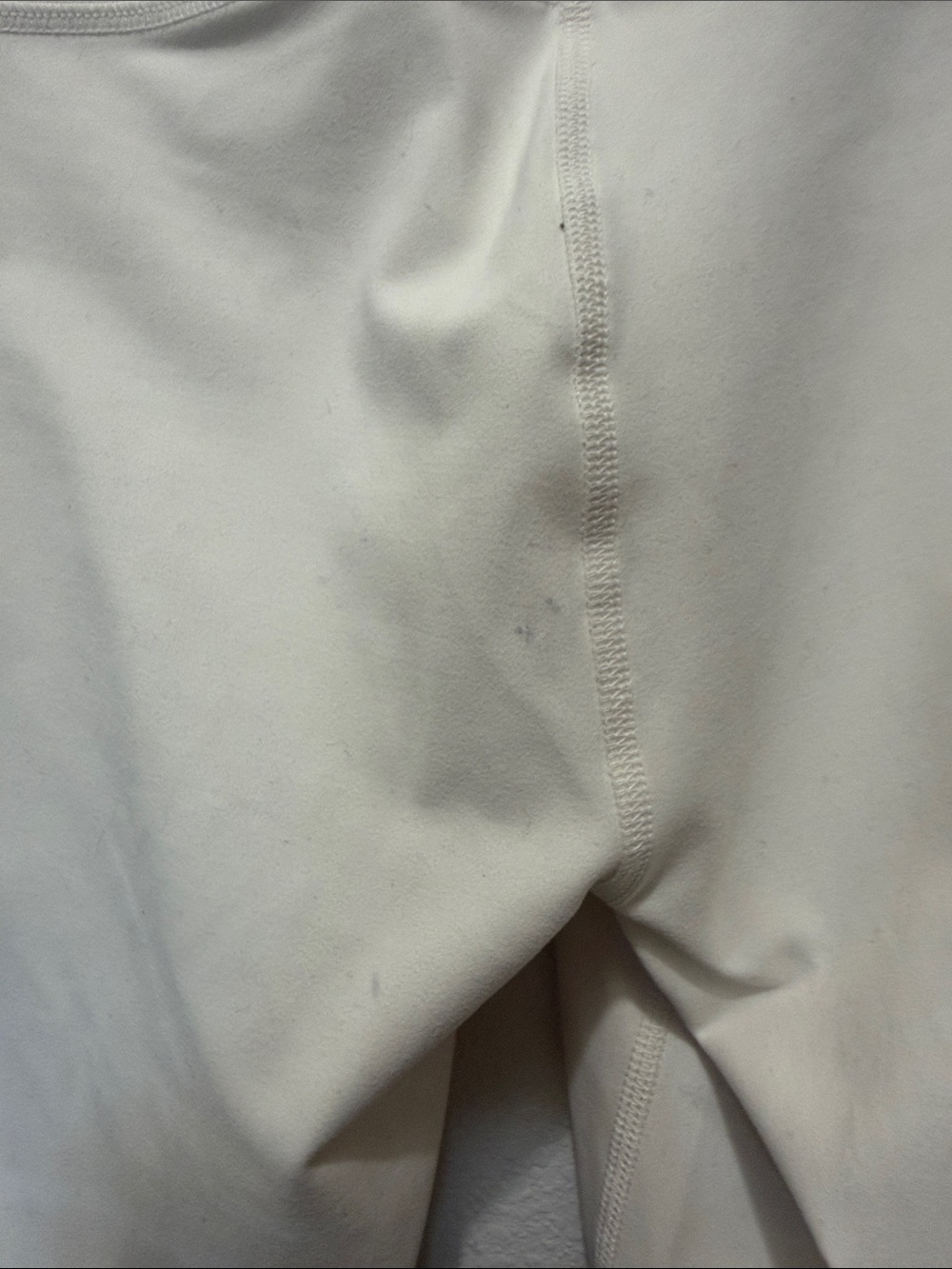 Alo High-Waist Distressed White Leggings, Size XS - Picture 5 of 5